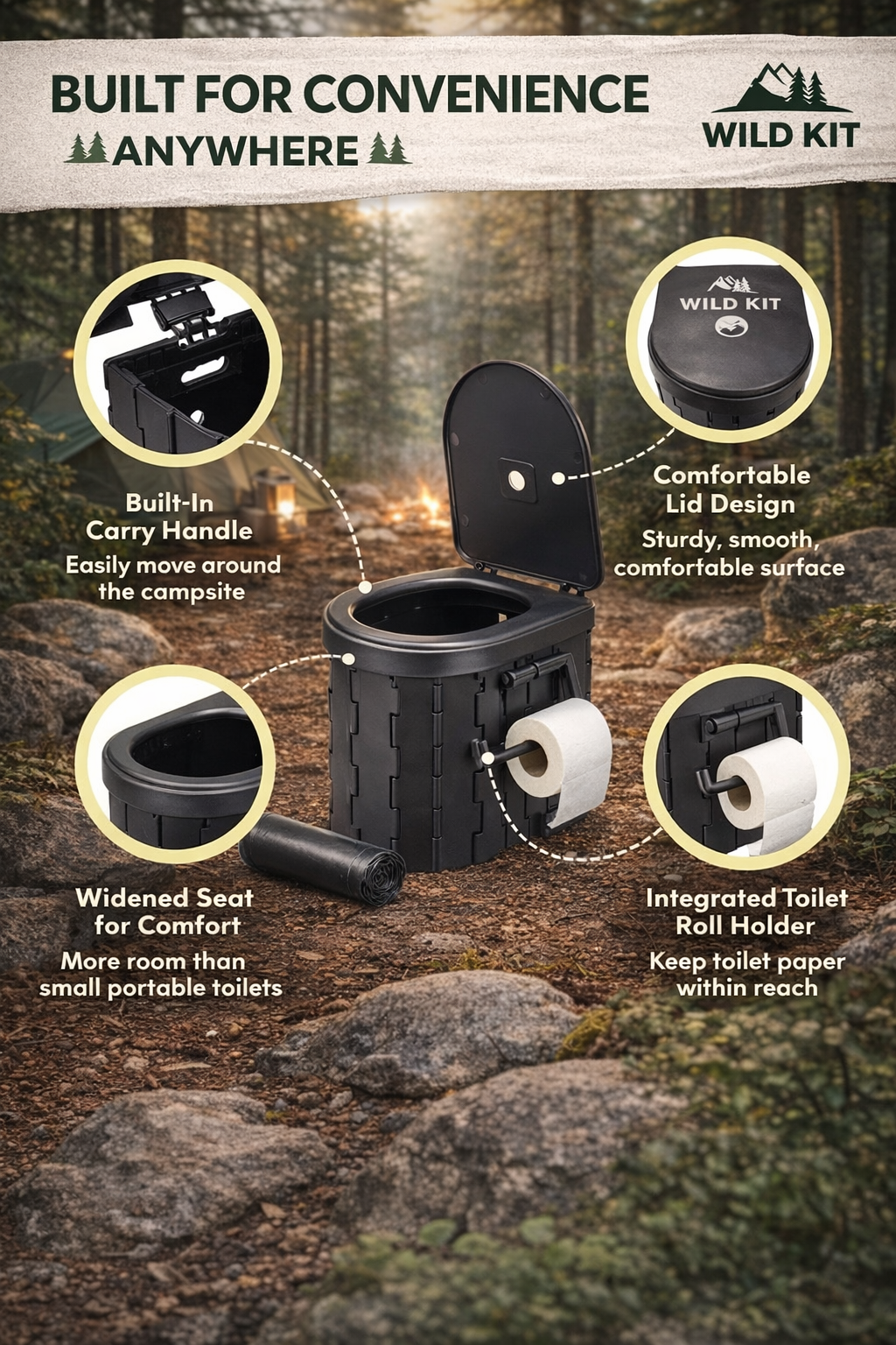 WILD KIT CAMP TOILET