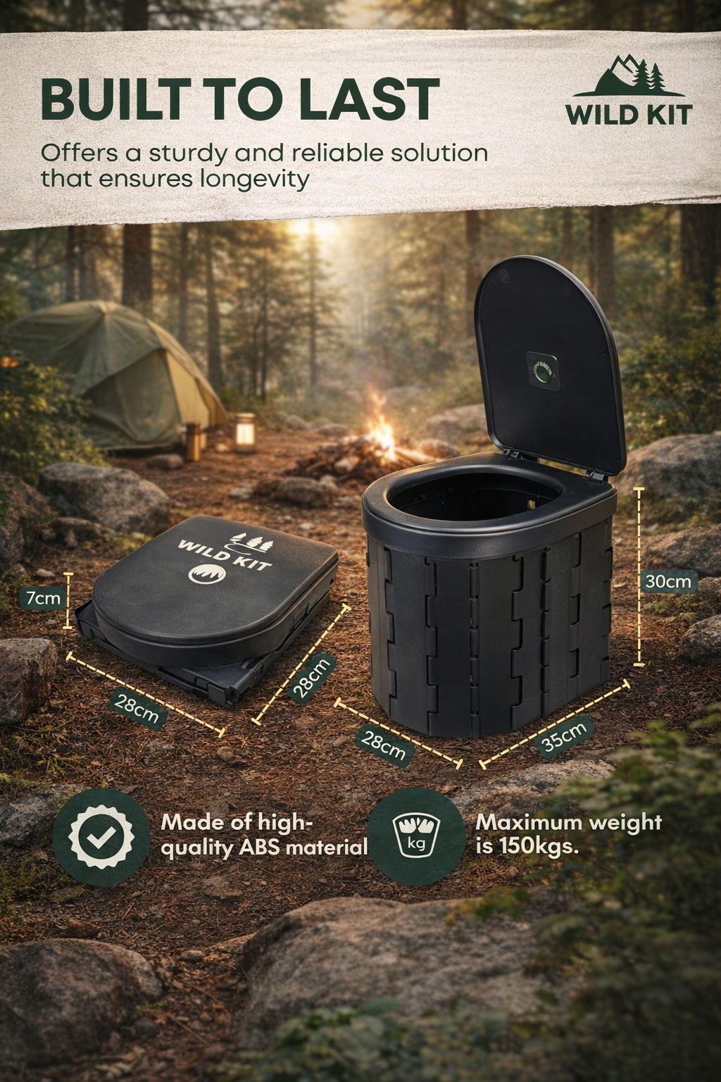 WILD KIT CAMP TOILET
